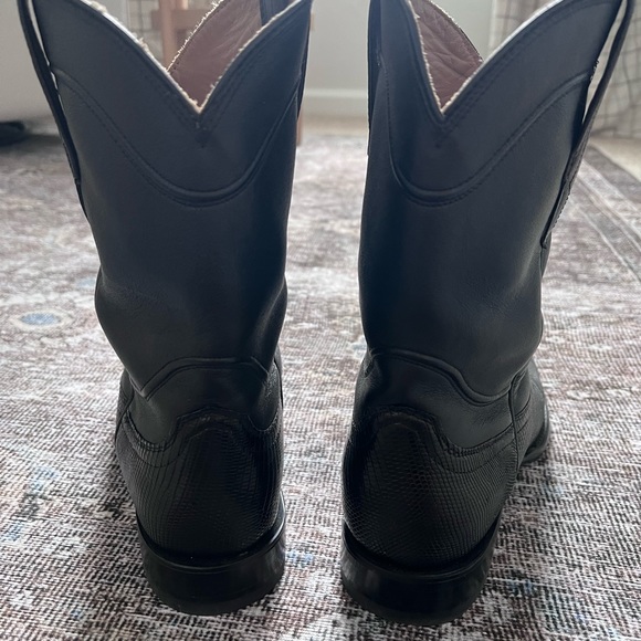 Tecovas - The Nash Lizard Boot in Midnight. Size 10 EUC worn a handful of times - Picture 4 of 8